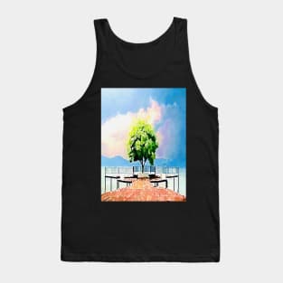 tree landscape Tank Top